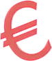 EUR Euro icon sign